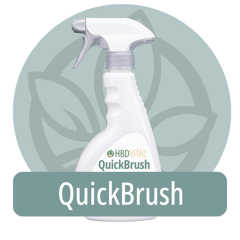HBD Vital® QuickBrush Sprühflasche, Schweif- und Mähnenspray für Pferde mit pflanzlich basierten Inhaltsstoffen