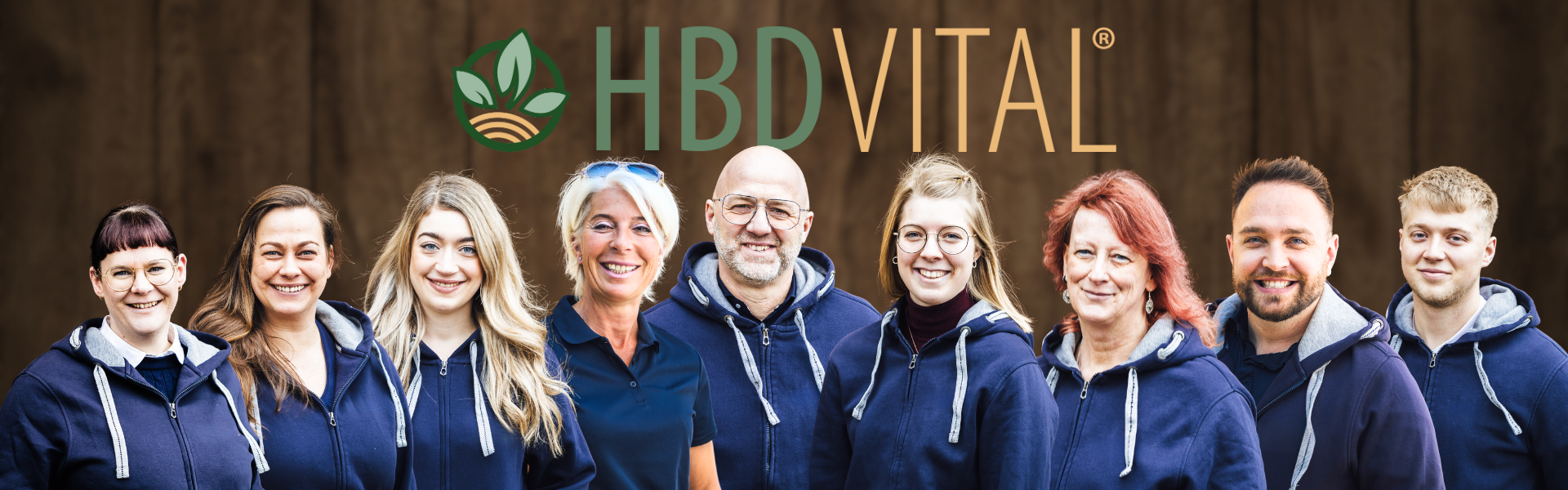 Das Team von HBD Vital® gemeinsam vor der Kamera